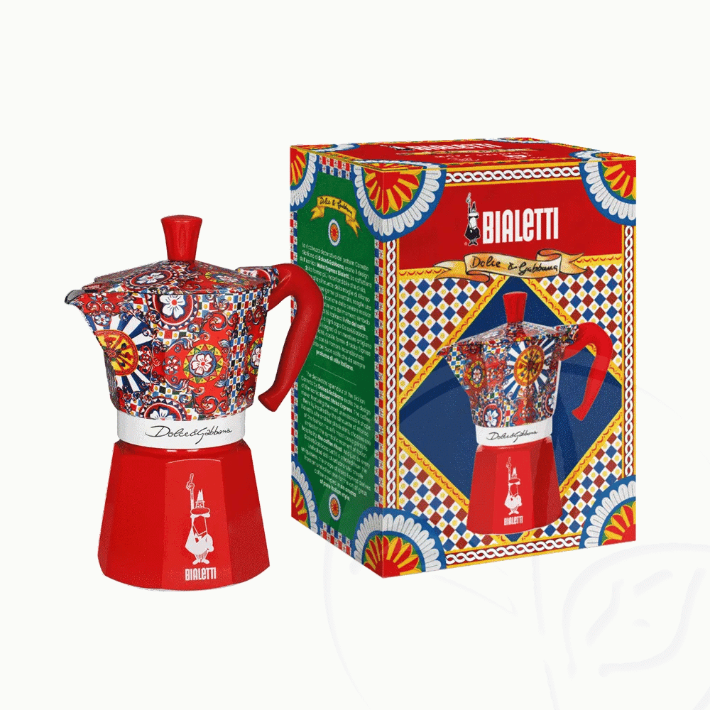 Cafetera Bialetti Dolce and Gabbana Red 6 Tazas - Imagen 3