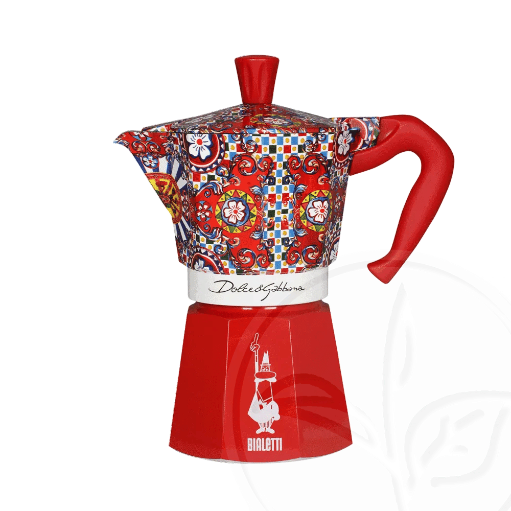 Cafetera Bialetti Dolce and Gabbana Red 6 Tazas tuccitea