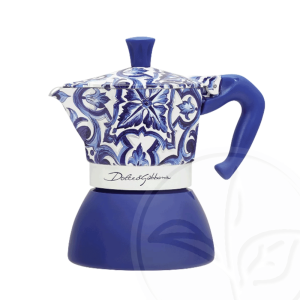 Cafetera Bialetti Induction Dolce and Gabbana Blue 6 Tazas caja tuccitea