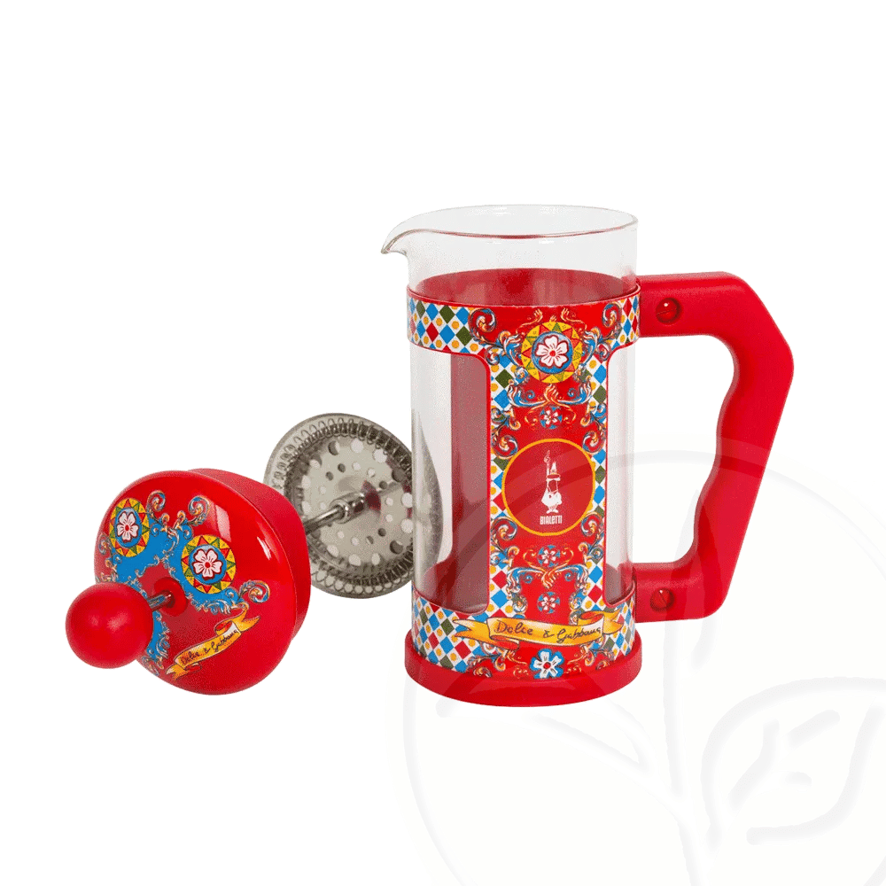 Cafetera Coffee Press Bialetti red Dolce&Gabbana 3 tazas tuccitea(1)