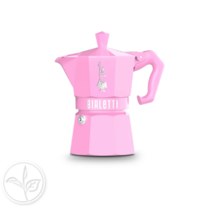Cafetera BialettiMoka Exclusive Pink 3 Tazas