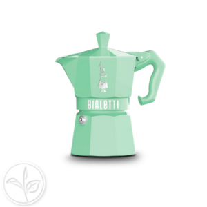Cafetera Bialetti Moka Exclusive Green 3 Tazas