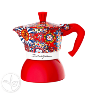 Cafetera Bialetti Induction Dolce and Gabbana Red 4 Tazas