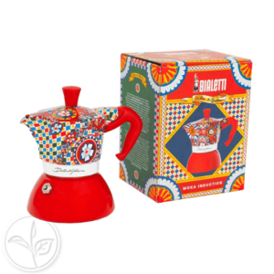 Cafetera Bialetti Induction Dolce and Gabbana Red 4 Tazas