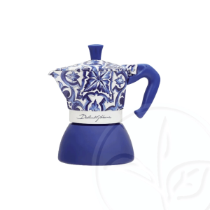 Cafetera Bialetti Induction Dolce and Gabbana Blue 4 Tazas caja tuccitea