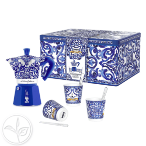 Set Bialetti Dolce & Gabbana Cafetera 6 tazas + 3 tazas + 3 removedores
