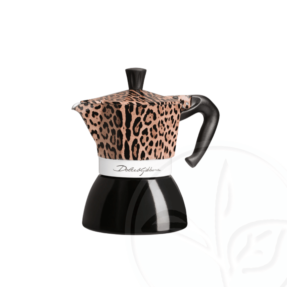 Cafetera Bialetti Dolce and Gabbana Leopardo 4 Tazas caja tuccitea